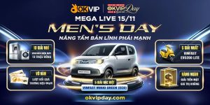 MEGA LIVE 15/11 – Nâng tầm bản lĩnh phái mạnh cùng Liên Minh OKVIP