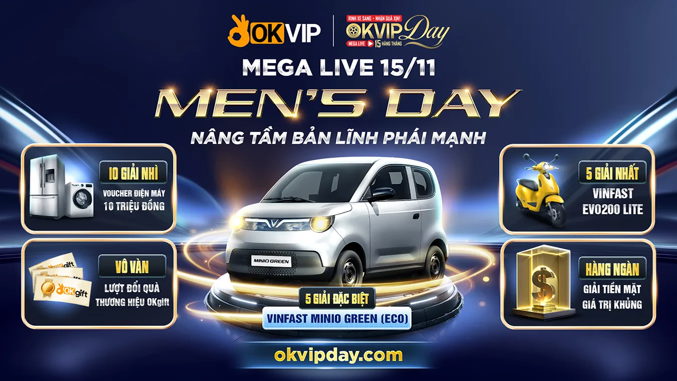 okvip day mega live men s day